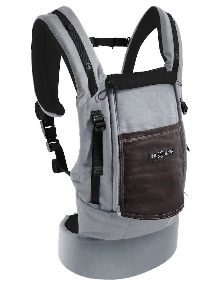 Love Radius PhysioCarrier JPMBB Elephant Cotton ELEPHANT pocket Dark Coffee